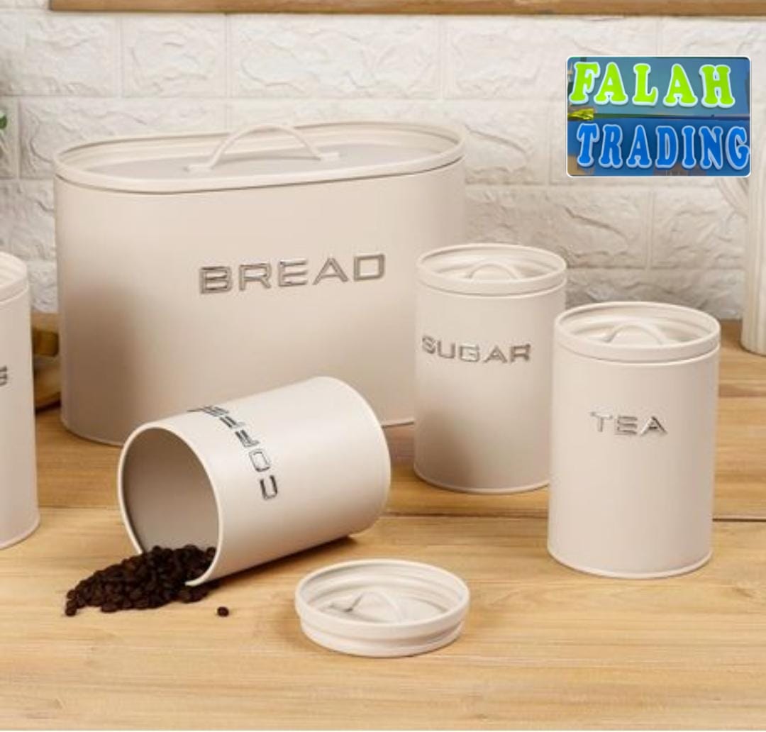 Airtight Canister Set and Breadbin for Kitchen Storage