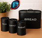 Airtight Canister Set and Breadbin for Kitchen Storage