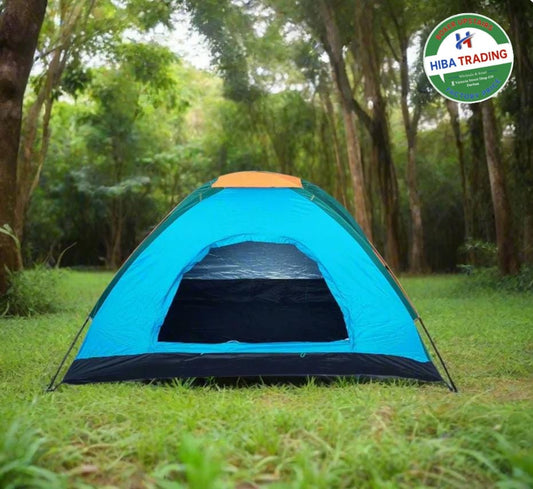 Four Person Camping Tent With Easy Setup And Durable Build