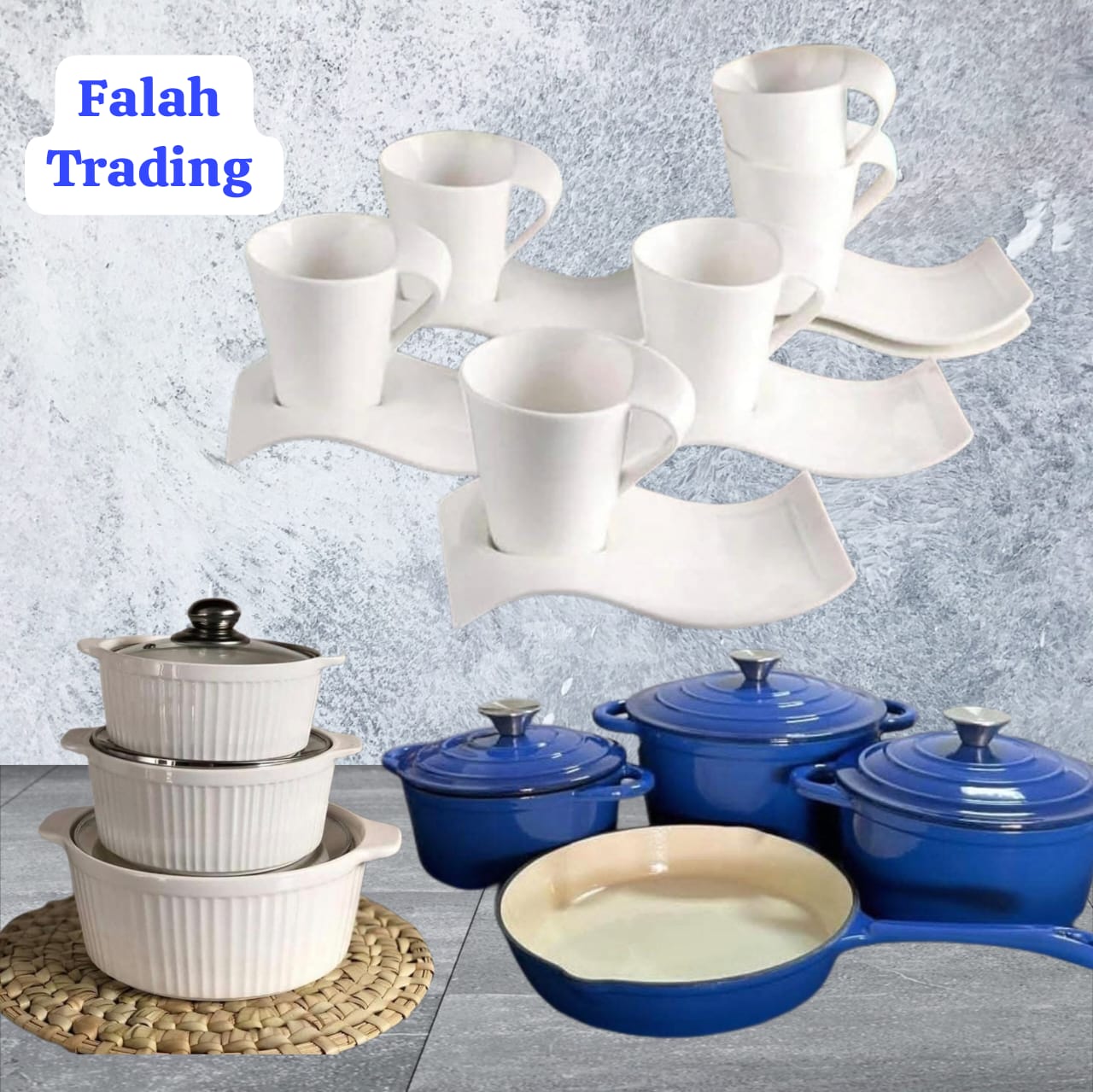 Iron Pot Set And Ceramic Pot Sets With Tea Sets Combo