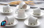 12 Piece White Ceramic Tea Set For Elegant Entertaining