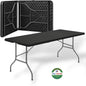 Folding Table With Carry Handle Easy Clean Plastic Surface