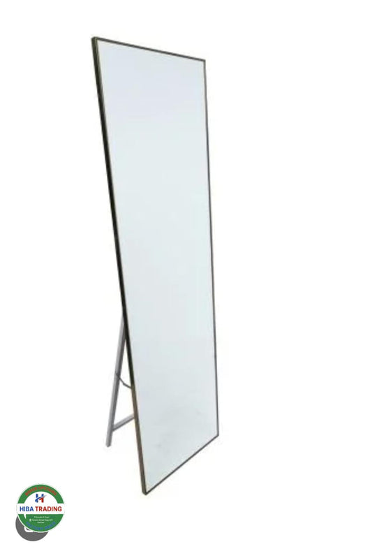 Wall Mount Mirror With Clean Modern Frame For Bathroom