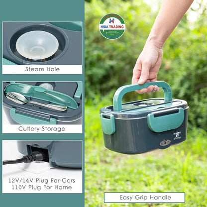 Electric Lunch Box 1.5L Removable Stainless Steel Container