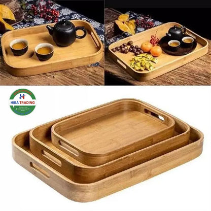 3pc wooden Trays