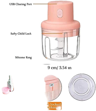 Electric Chopper 250ml Swift Chopping Kitchen Gadget