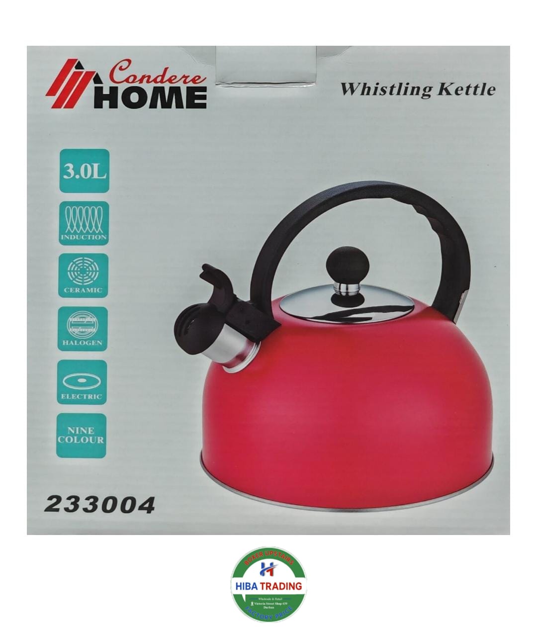 Whistling kettle