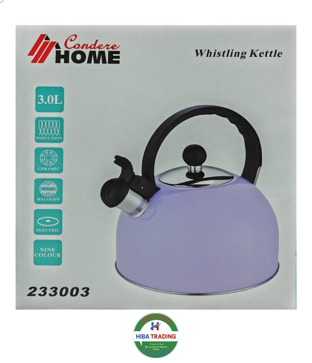 Whistling kettle