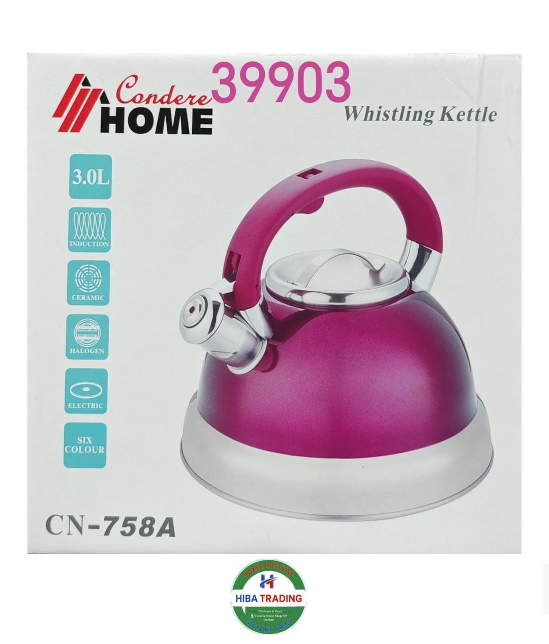 Whistling kettle