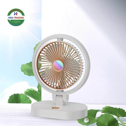 USB Light Fan With Quiet Operation And Long Battery Life