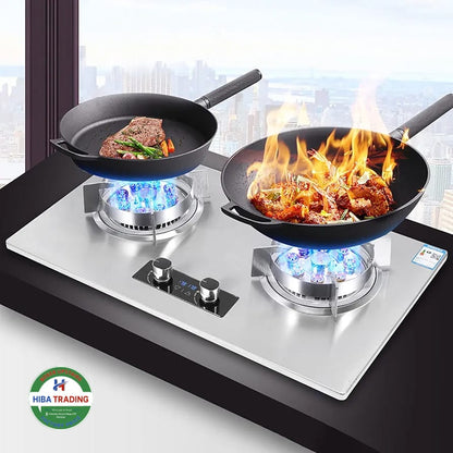 Built In Gas Stove 2 Burner LPG Automatic Cooker Premium