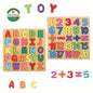 Wooden Number And Spelling Puzzle For Kids Educational Toy
