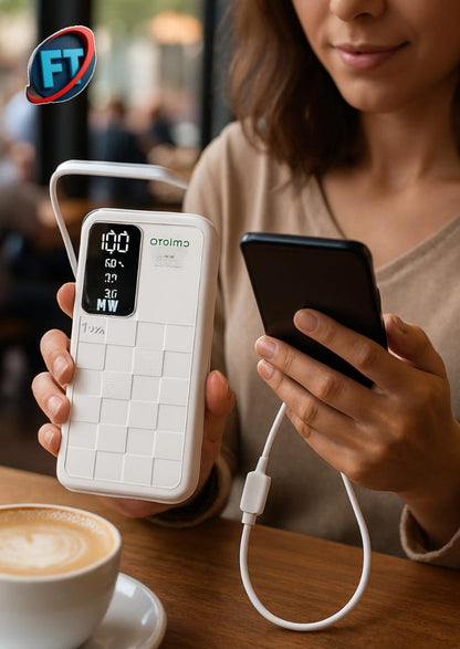 Power Bank Portable Charger 20000mAh Fast USB C PD Compact