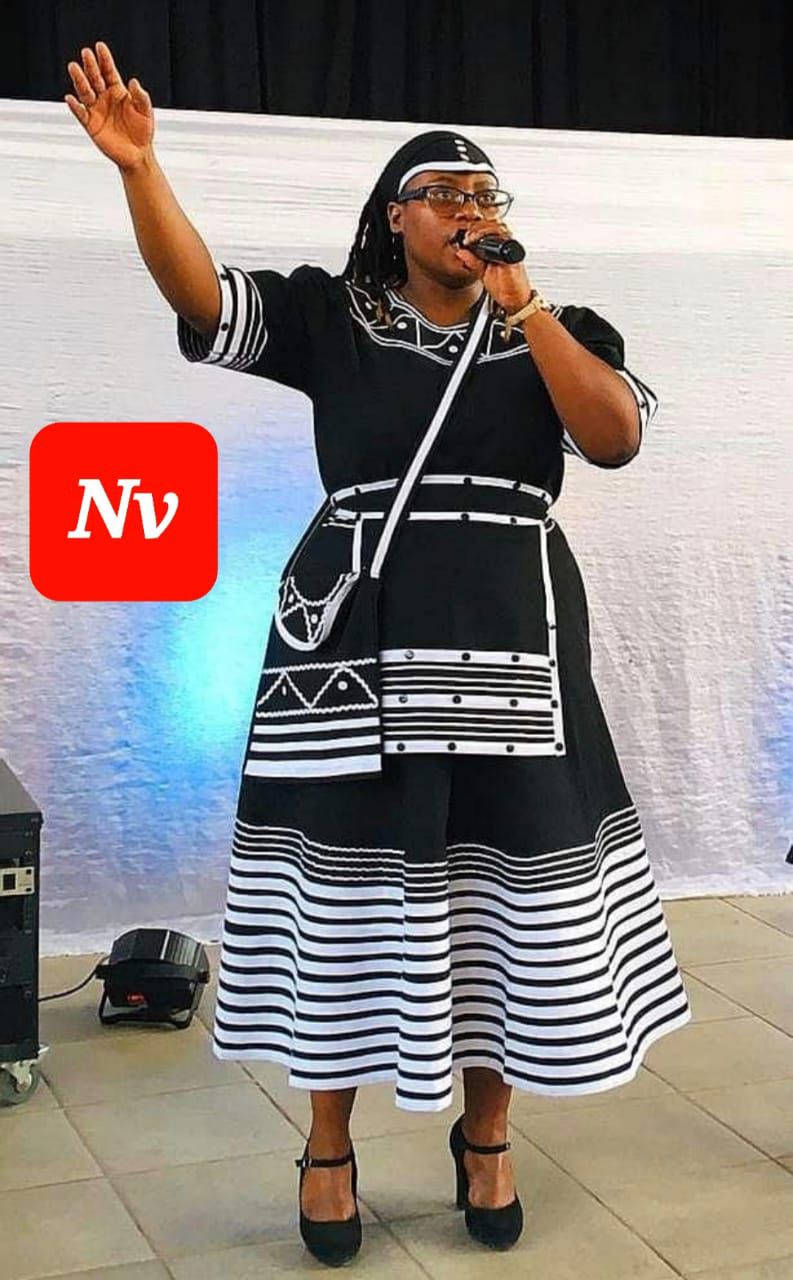 Xhosa Traditional Dress With Bold Beadwork And Patterns