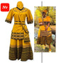 Xhosa Traditional Dress With Bold Beadwork And Patterns