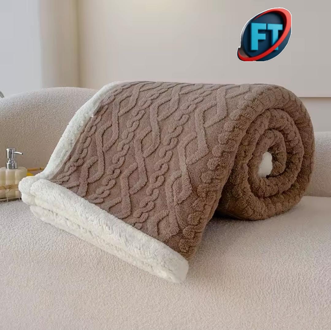Luxurious King Size Throws Cozy Blanket For Home Use