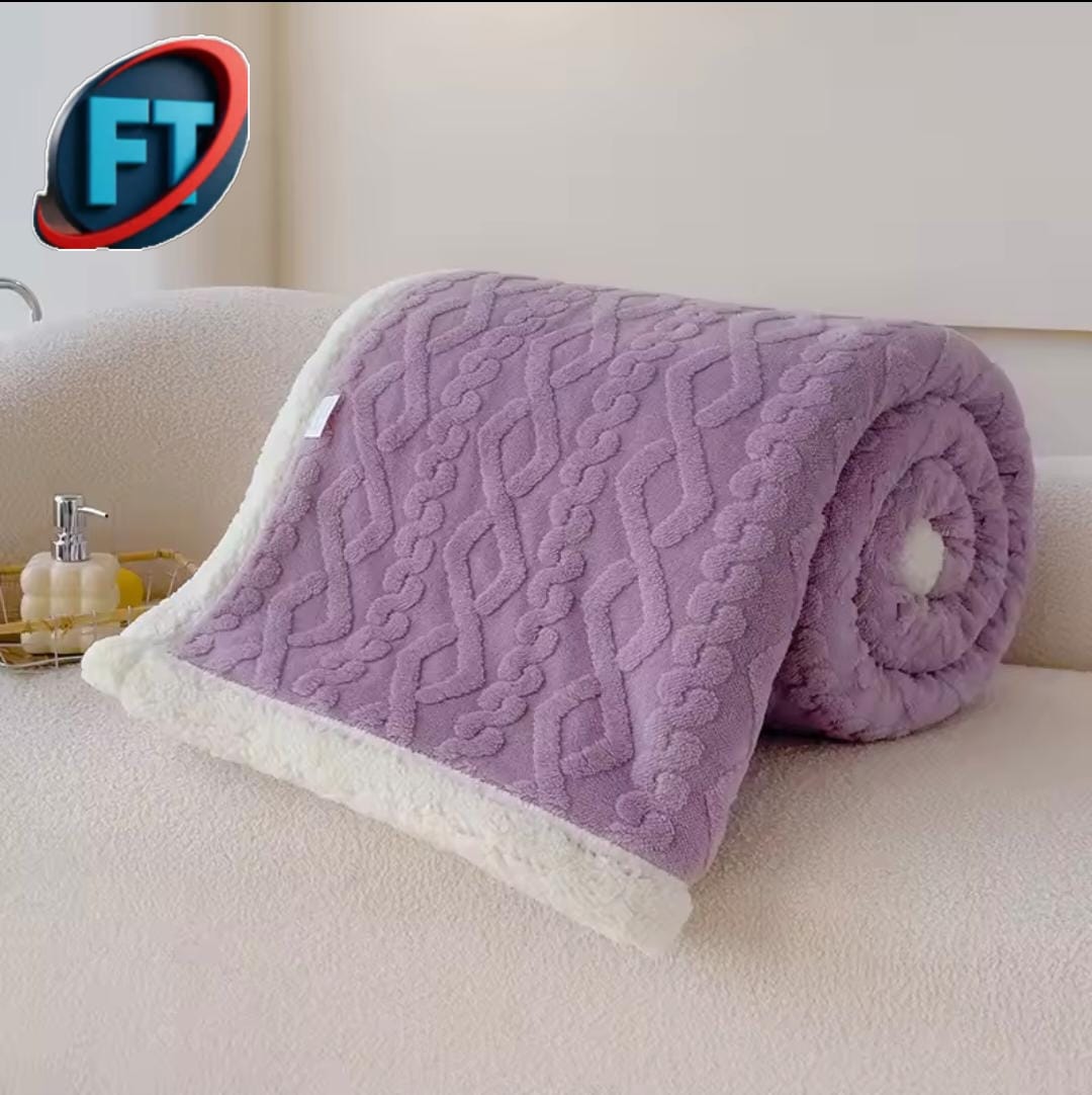 Luxurious King Size Throws Cozy Blanket For Home Use