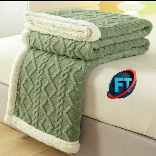 Luxurious King Size Throws Cozy Blanket For Home Use