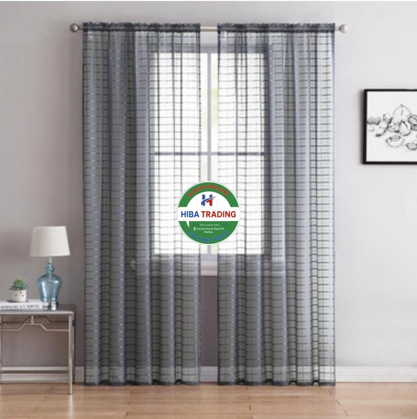 2.5m Lace Curtains Lightweight Sheer Privacy Decor Trend
