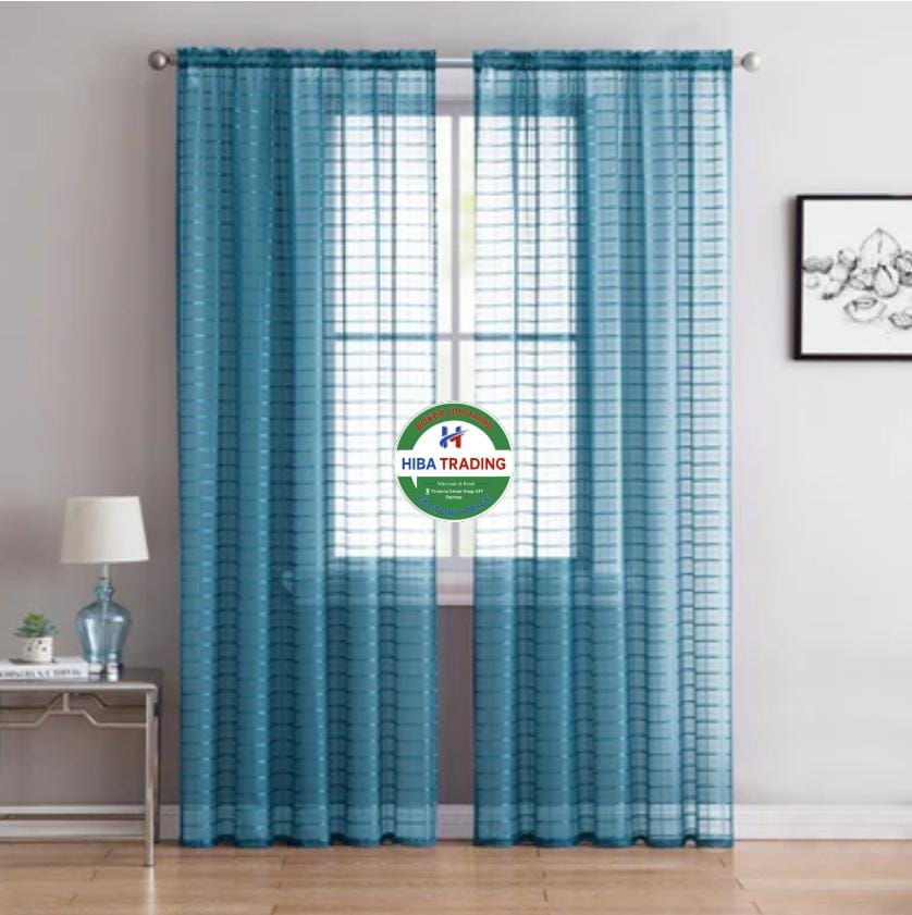 2.5m Lace Curtains Lightweight Sheer Privacy Decor Trend