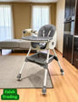 Safe Baby Feeding Chair With Adjustable Tray And Height