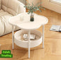 Elegant Wooden Side Table And Coffee Table For Living Room