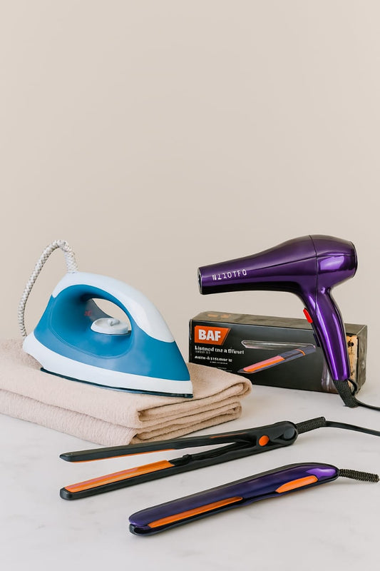Iron Combo Hair Dryer and Hair Straightener Duo Kit