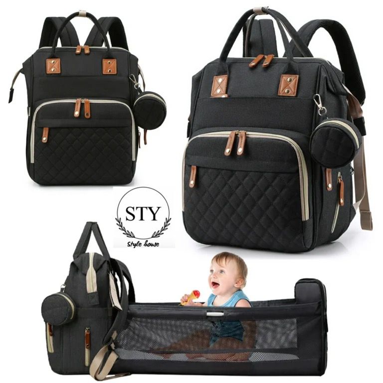 Baby Bag And Bed Set For Travel And Safe Sleep Anywhere