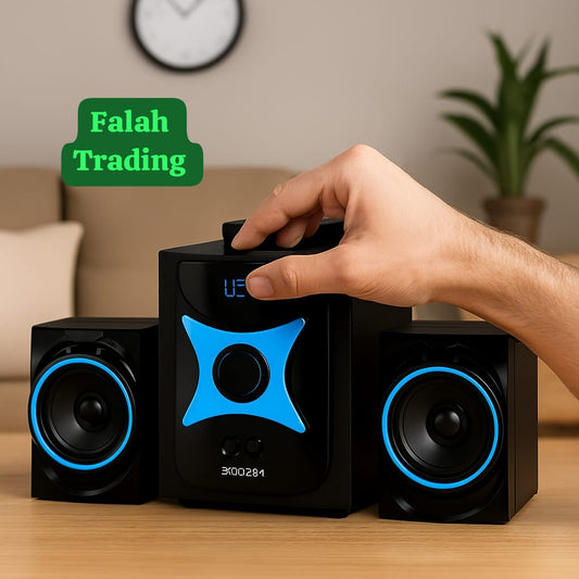 3 Piece Bluetooth Speaker System For Flexible Placement