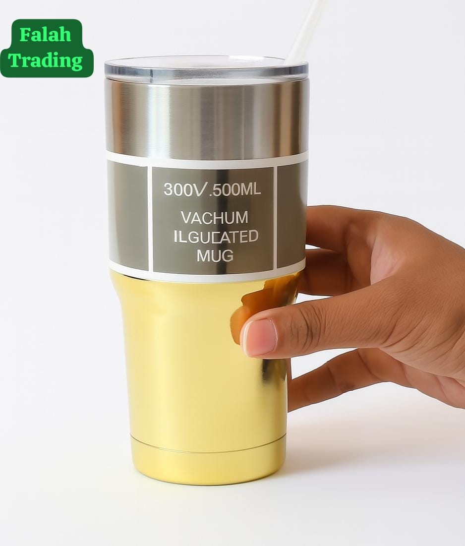 Vacuum Mug Stainless Insulated Travel Cup Keeps Drinks Hot