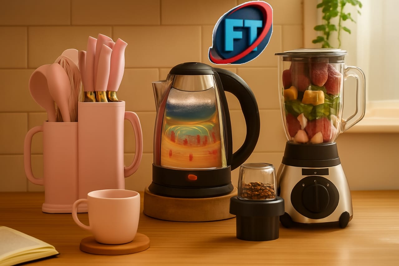 Kitchen Combo 19 Silicone Utensil Set 2L Electric Kettle