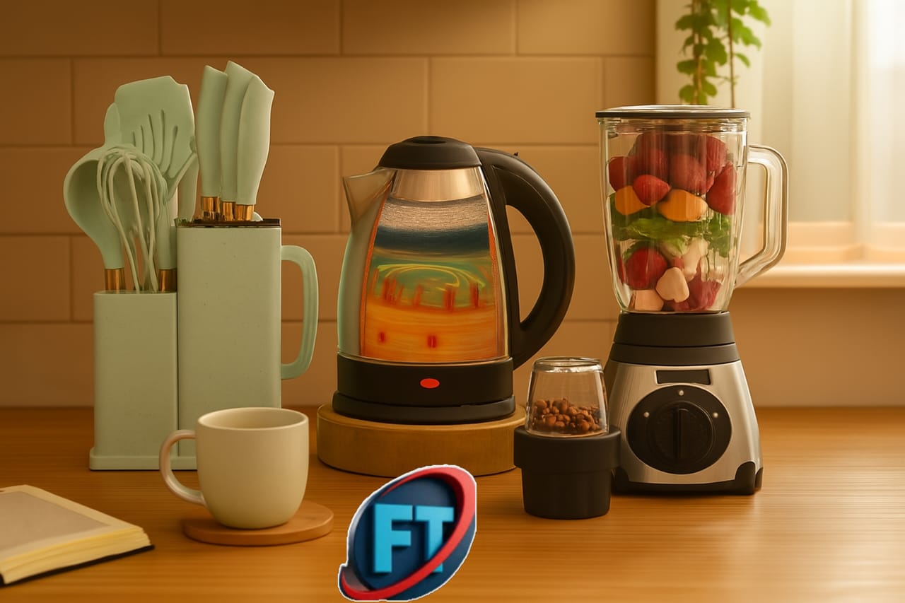 Kitchen Combo 19 Silicone Utensil Set 2L Electric Kettle