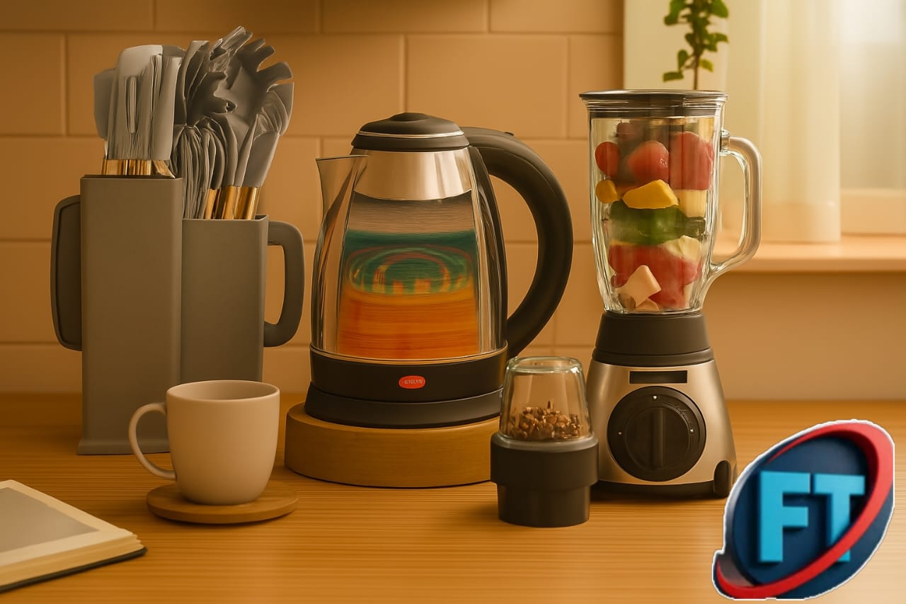 Kitchen Combo 19 Silicone Utensil Set 2L Electric Kettle