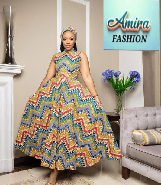 Long Traditional Dress Ethnic Gown for Elegant Occasion