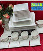 Kitchen Combo Set 30Pc Dinnerware 6 Plates 6 Bowls 12 Cups