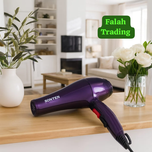 Powerful Hair Dryer With Adjustable Heat Settings Fast