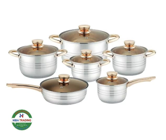 Stainless Steel Pots With Ergonomic Handles For Even Heat