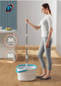 Rotating Mop With Bucket For Easy Deep Floor Cleaning