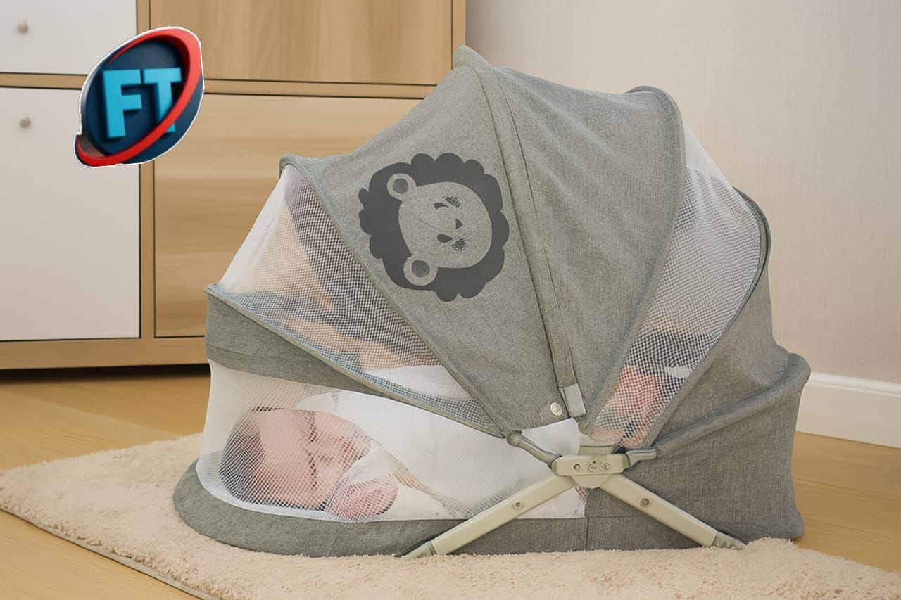 Toddler Travel Bed Folding Crib Portable For Home Or Travel