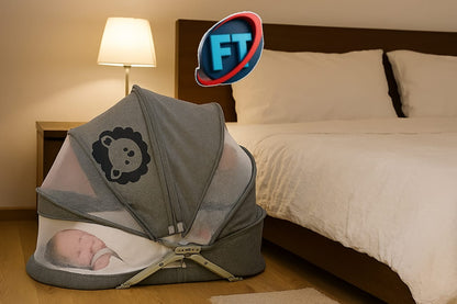 Toddler Travel Bed Folding Crib Portable For Home Or Travel