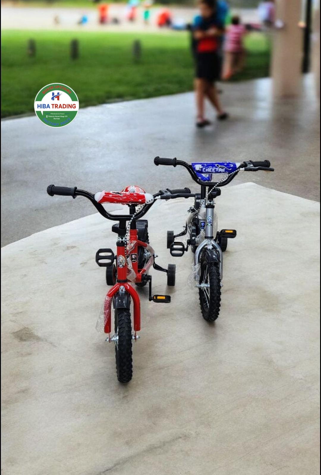 Cheetah Themed Bicycle For Kids With Training Wheels