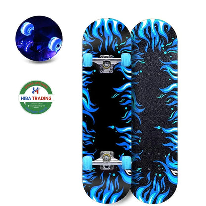 Wooden Skateboard 31 Inch Thermal Transfer Pattern Deck
