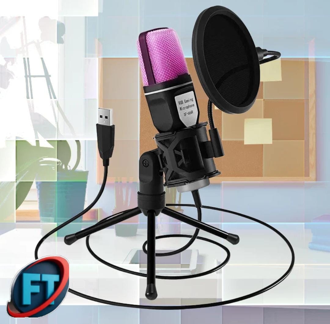 Professional USB Condenser Microphone for Studio Recording