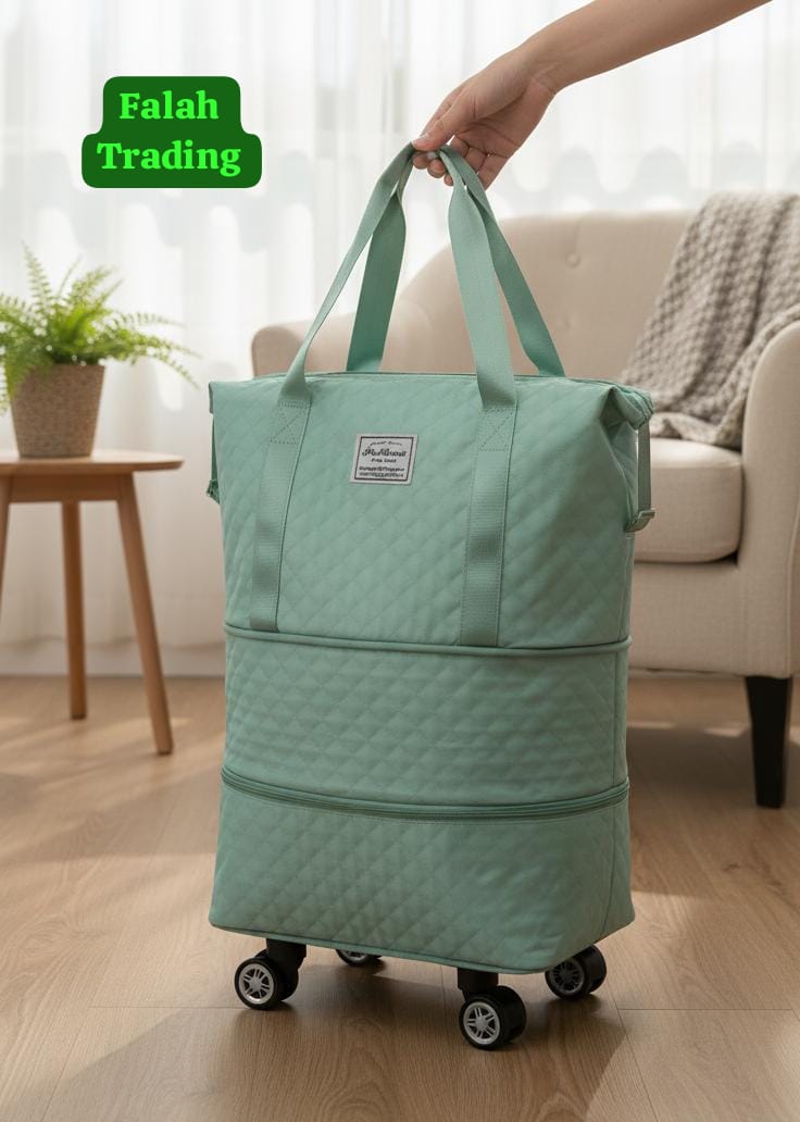 Traveling Bag Deluxe Overnight Duffel For Weekend Trips