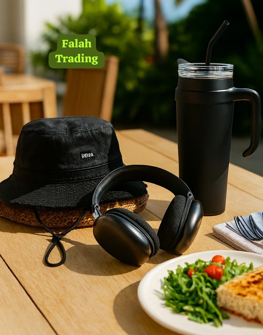 Gift Set Premium Combo Bluetooth Headphones And Cup Hat