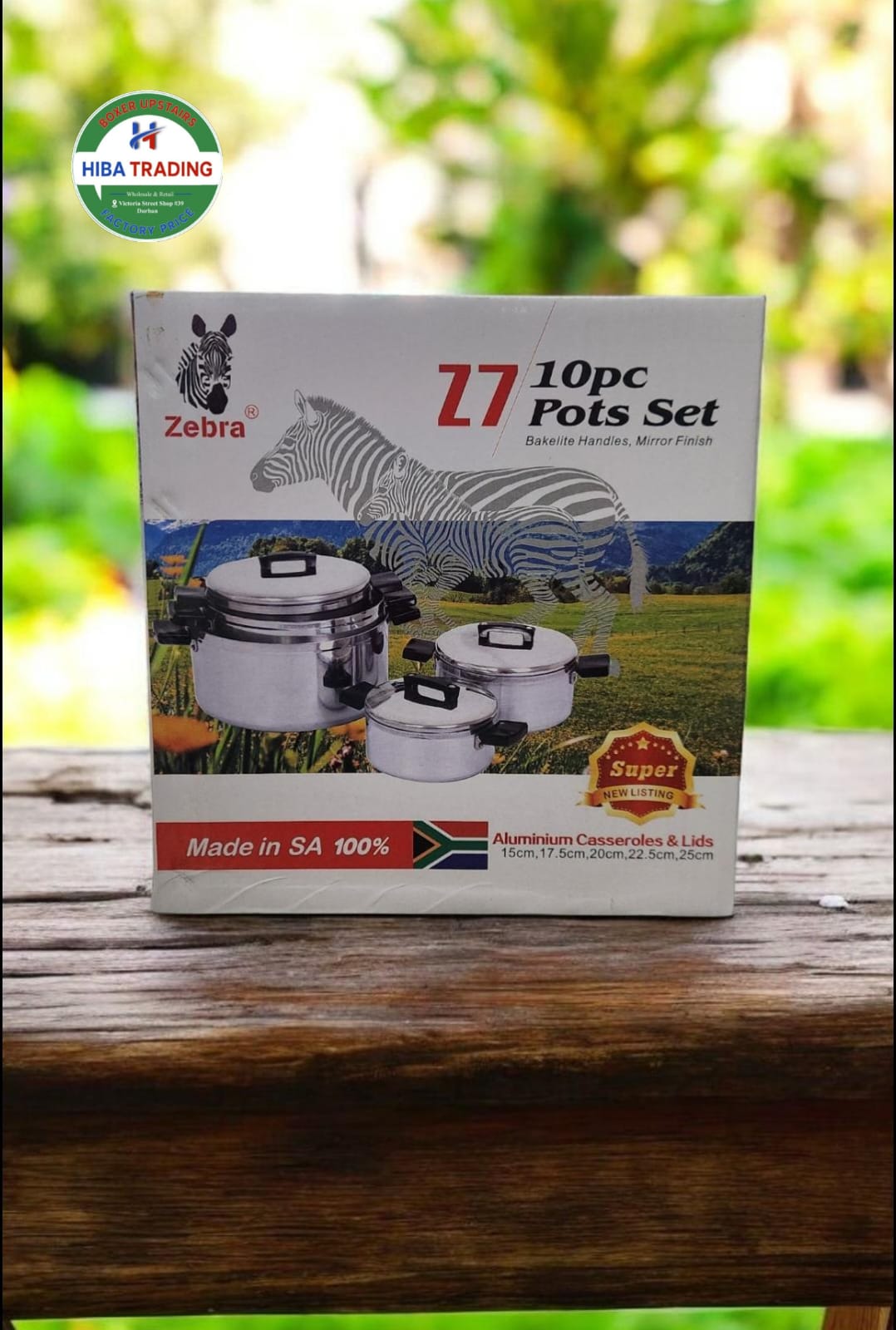 10 Piece Aluminum Pots Set for Even Heat Everyday Cooking