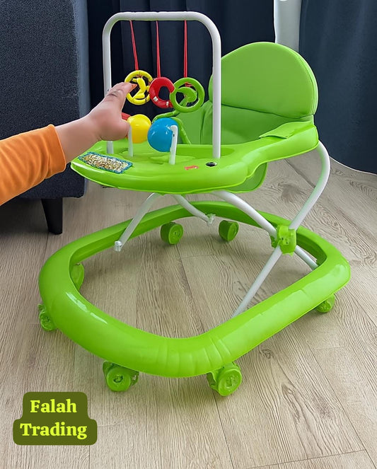 Safe Baby Walker For Early Walking With Adjustable Height