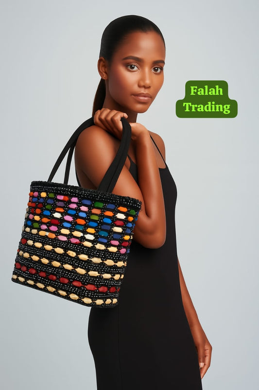 Large Beaded Bags Sequin Statement Evening Accessories