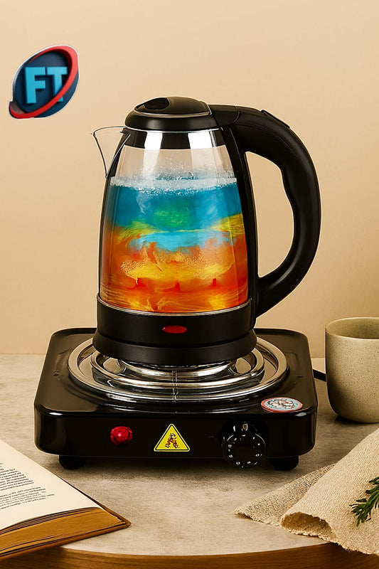 Kitchen Combo Electric Kettle And Single Plate Stove