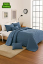 King And Queen 5 Piece Bedding Set With Quilt And Cushions